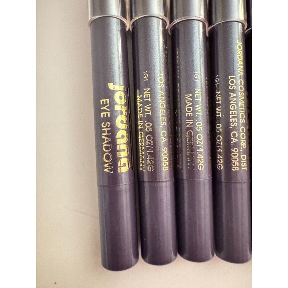 Jordana Eye Shadow Pencil Smoky Iris Lot of 9 New Vintage Made in Germany - Picture 2 of 3